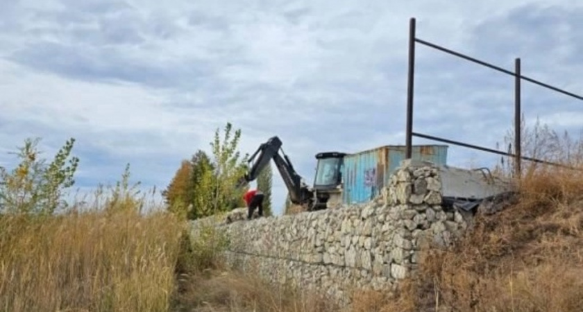 Житель Энгельсского района освободил незаконно занятый берег реки Саратовки