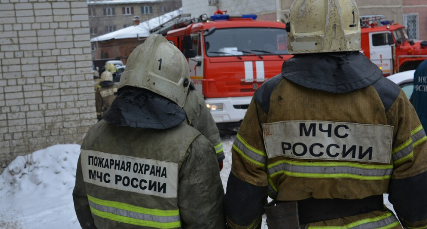 В Энгельсе сгорела "Волга"