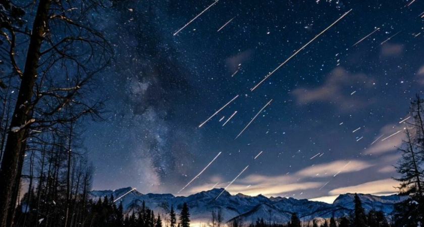 В декабре жители области увидят мощный звездопад с 150 метеорами в час