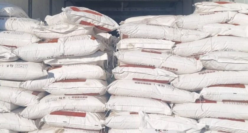 На границе с Казахстаном задержали 20 тонн запрещенной китайской кормовой добавки