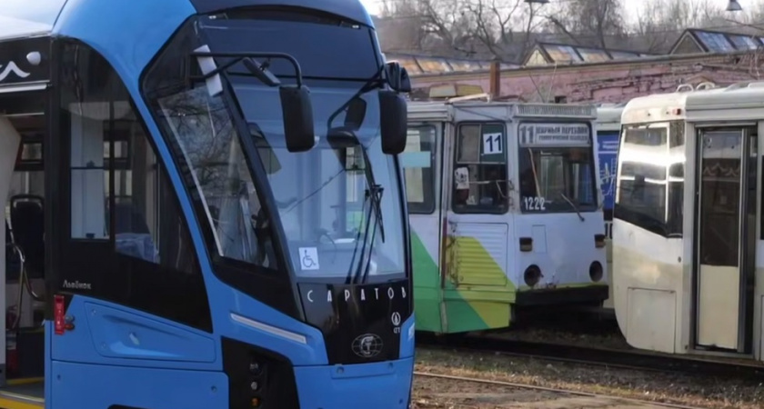 В Саратов поступили пять новых трамваев "Львёнок"