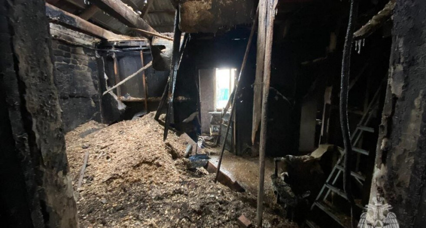 В Красном Куте мужчина пострадал при пожаре в частном доме