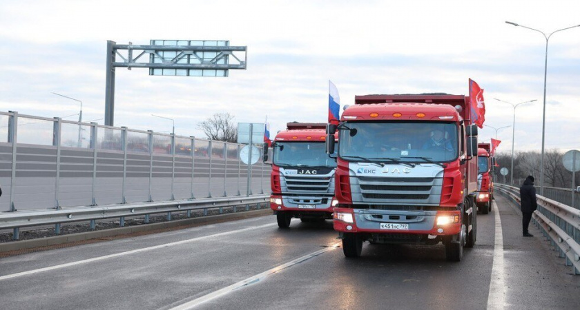 В Волгоградской области открыли 5-километровый участок нового моста через Волгу