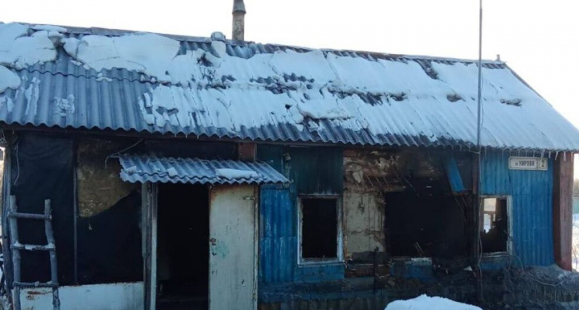 При пожаре в частном доме погиб пенсионер