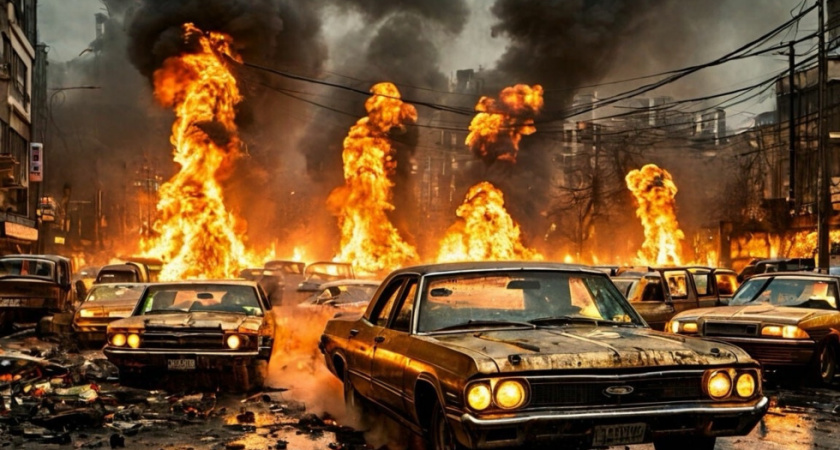 В Саратовской области за сутки сгорели четыре автомобиля