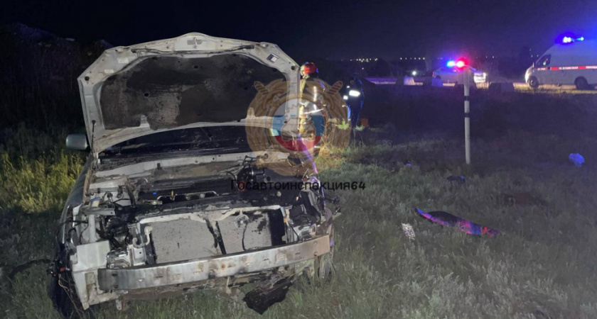 Водитель Toyota погиб в ДТП под Саратовом