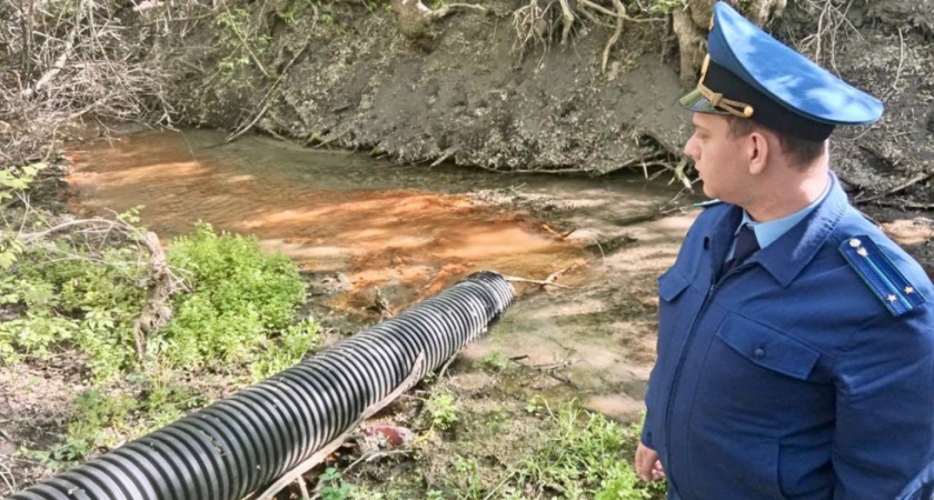 Прокуратура проверяет загрязнение реки Малыковка в Вольске