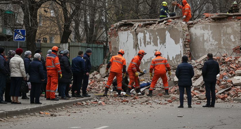 В Саратове мужчина погиб под обрушившейся стеной во время строительных работ
