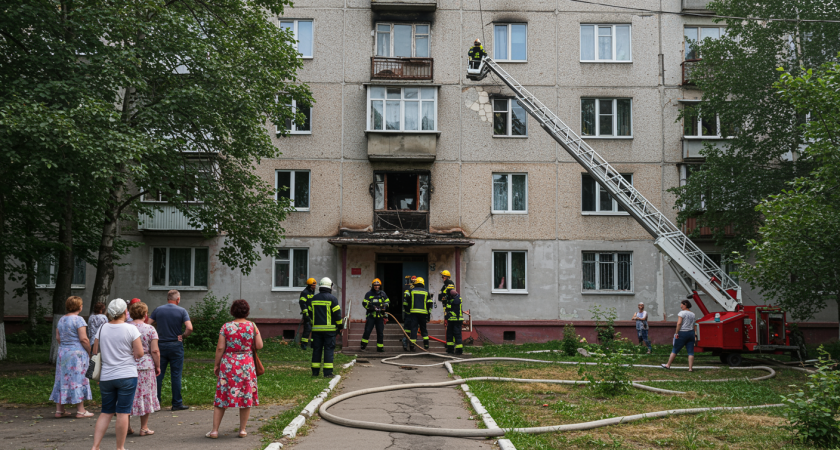 Пенсионерка погибла при пожаре в квартире в Новоузенске