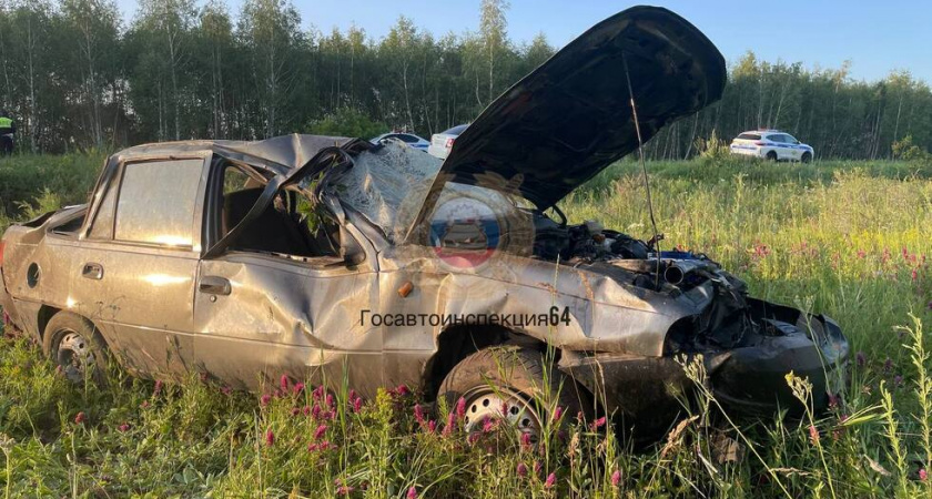 Водитель погиб в ДТП под Саратовом