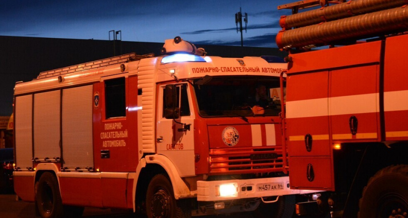 Пожар в цехе металлоконструкций в Энгельсе потушили без жертв