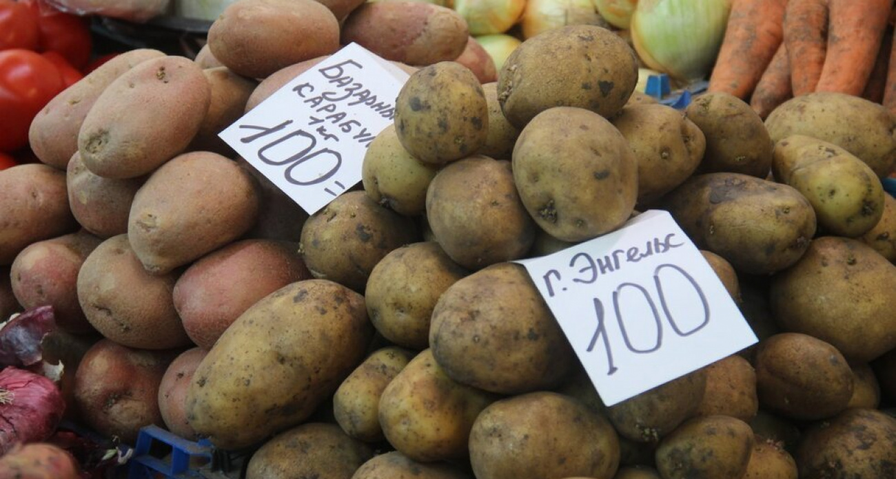 Цена картофеля в Саратовской области достигла рекордных 88 рублей за килограмм