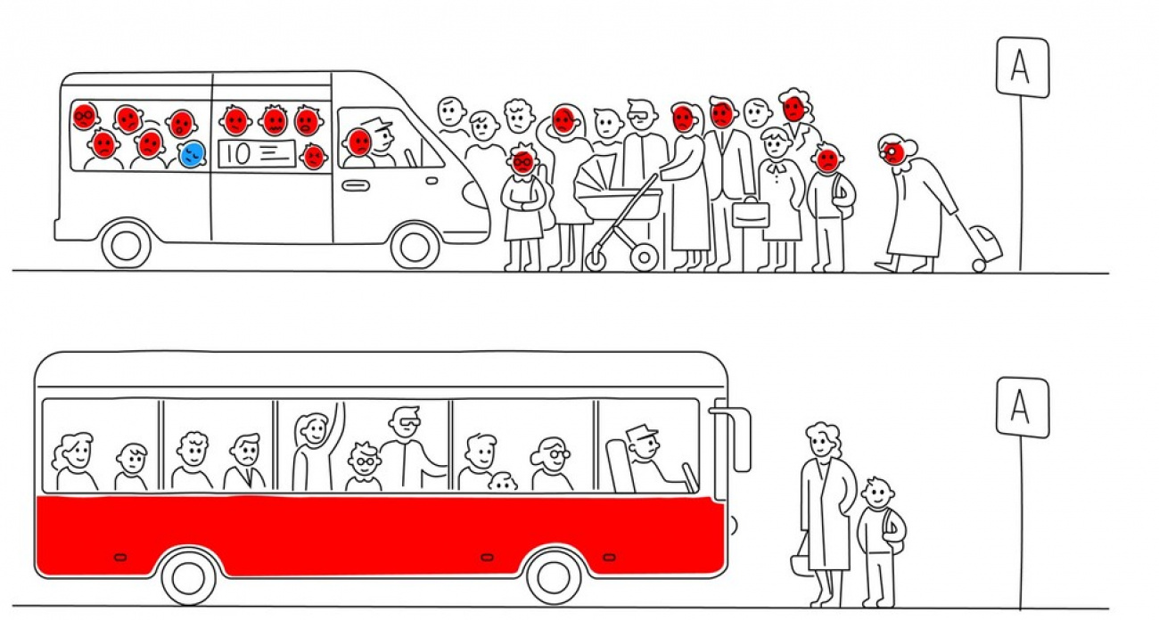 Саратовская область будет внедрять стандарт общественного транспорта от Студии Лебедева
