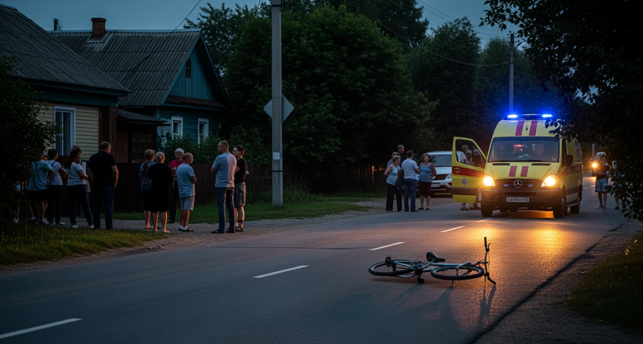 14-летняя велосипедистка погибла под колесами Hyundai в Романовке