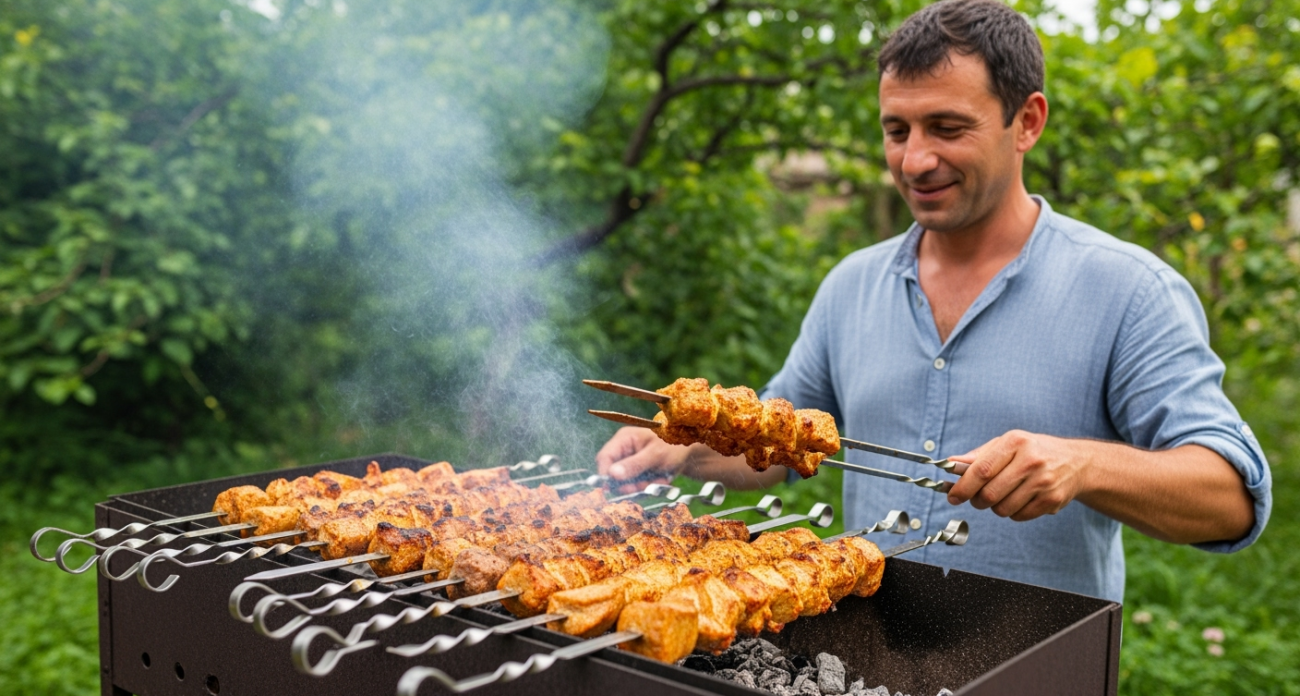 Вот как грузины готовят мясо для шашлыка - забудьте об уксусе, майонезе и соевом соусе. Просто тает во рту