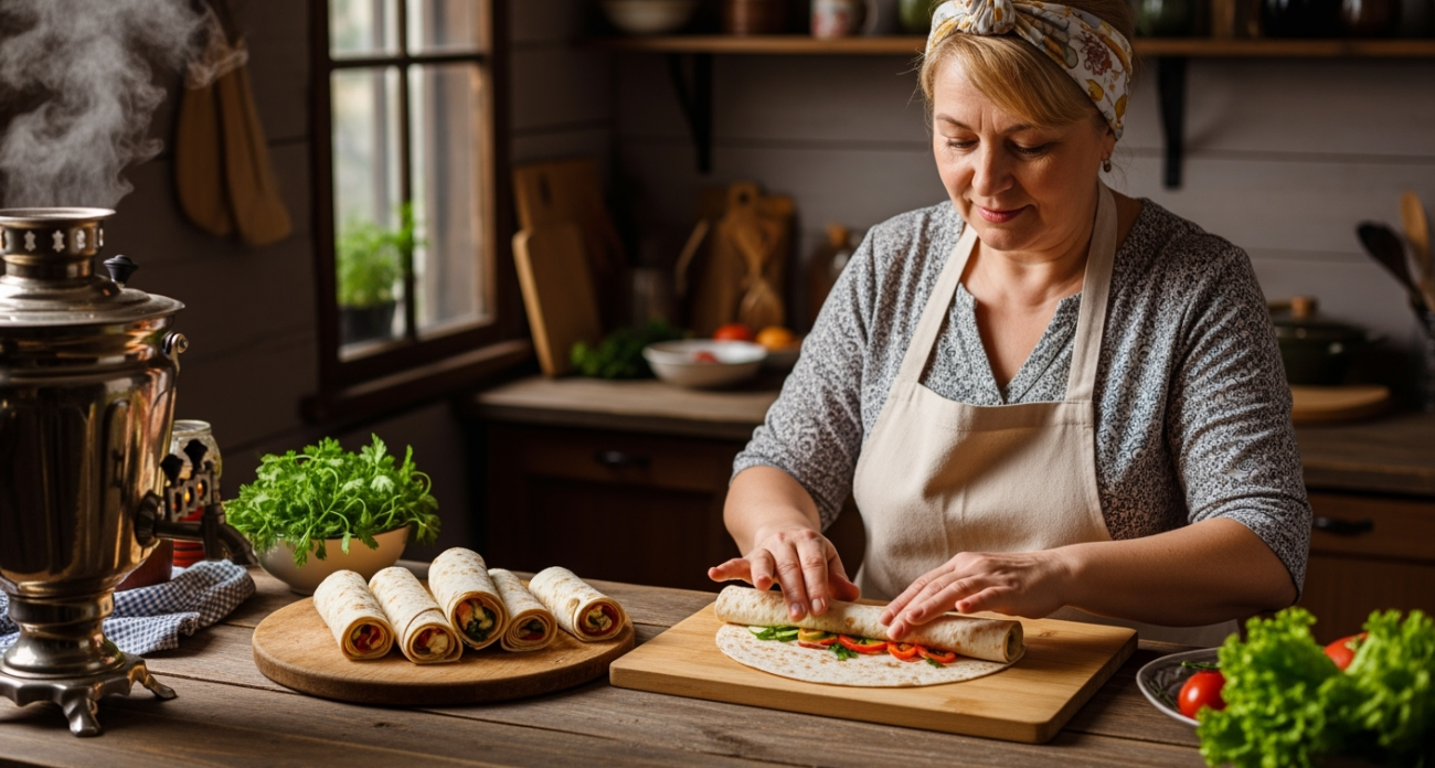Быстро, просто и очень вкусно: берем лаваш и готовим аппетитные рулетики — исчезнут со стола в один миг