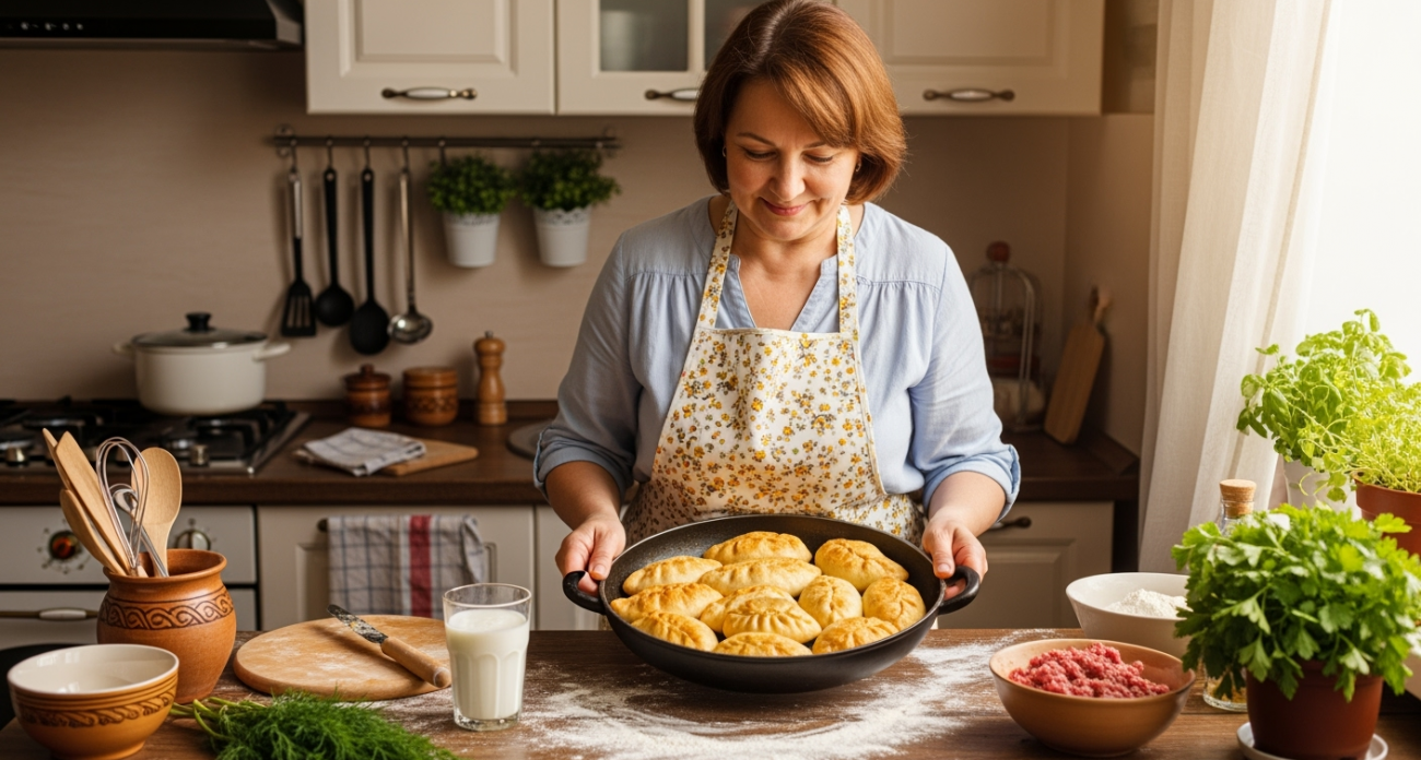 Смешиваю стакан кефира с мясным фаршем: готовлю гору вкусных ленивых беляшей