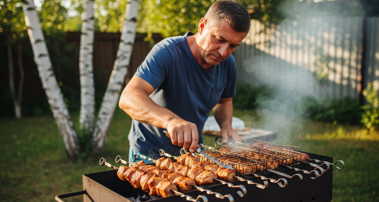 Вот как грузины готовят мясо для шашлыка - забудьте об уксусе, майонезе и соевом соусе. Просто тает во рту