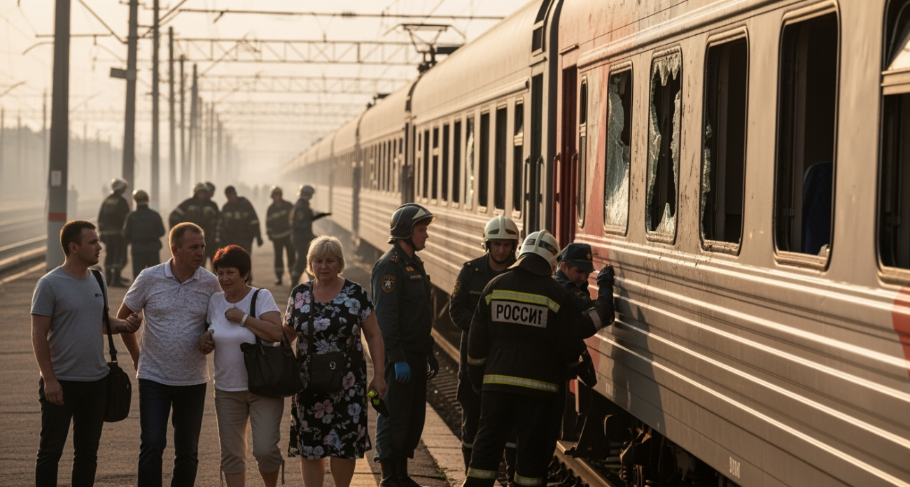 Атака дронов повредила поезда на станции Сальск: 9 составов задержаны, пассажиров эвакуировали