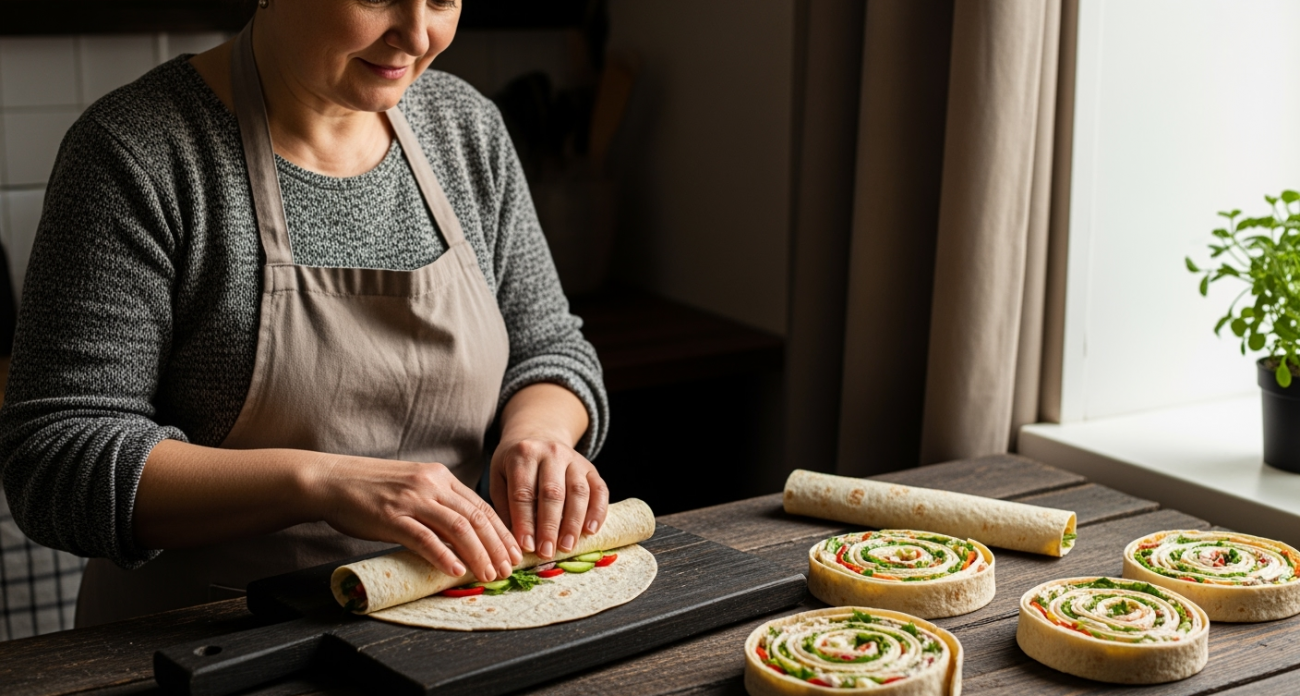 Быстро, просто и очень вкусно: берем лаваш и готовим аппетитные рулетики — исчезнут со стола в один миг