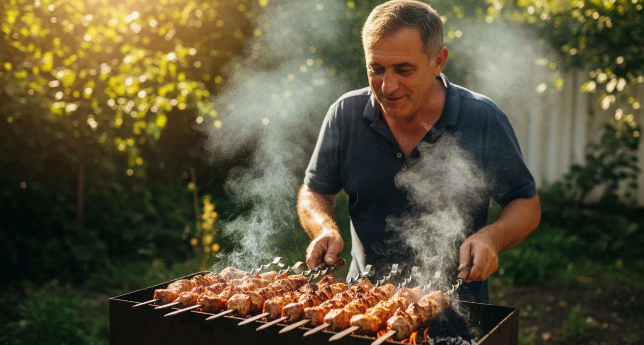 Вот как грузины готовят мясо для шашлыка - забудьте об уксусе, майонезе и соевом соусе. Просто тает во рту
