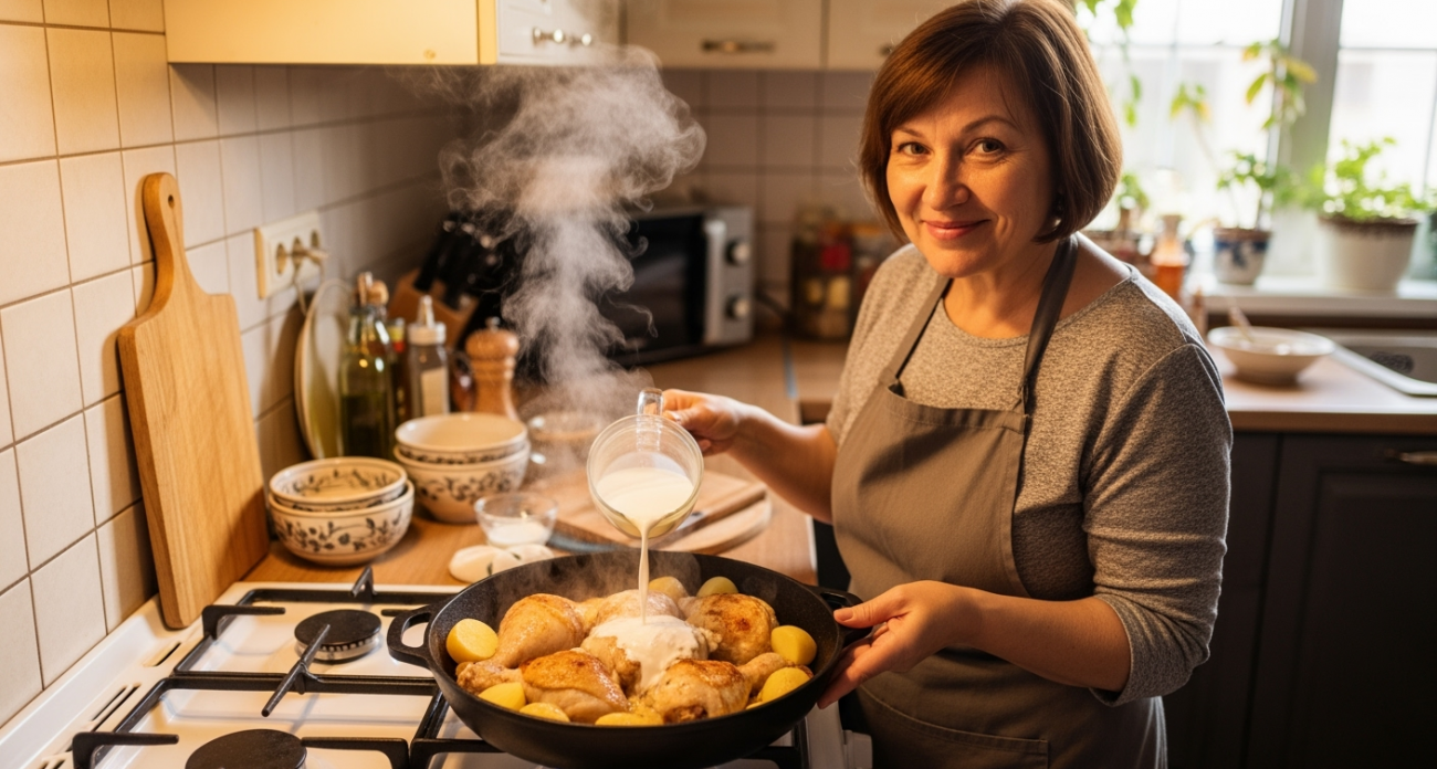 Турецкие повара заливают курицу молоком — попробовала их секрет и поразила всех друзей