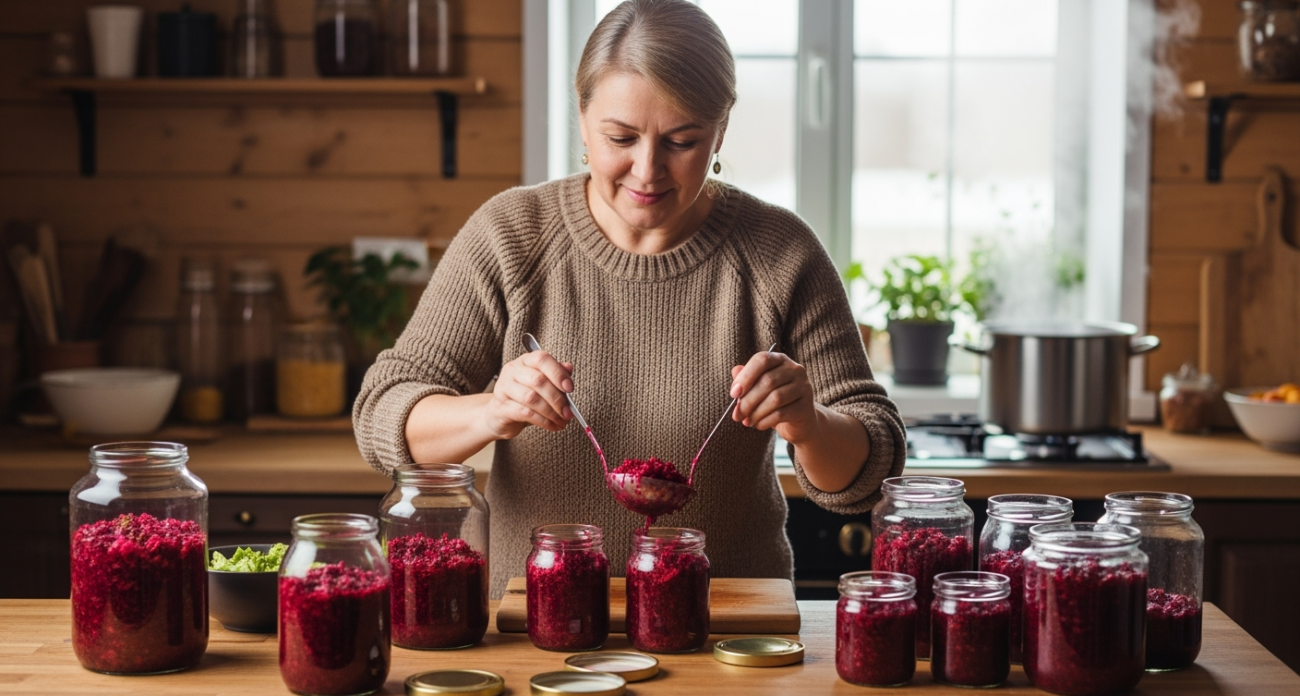 Салат из свёклы "Алёнка" на зиму: 10 банок улетают до Нового года — готовьте тройную порцию