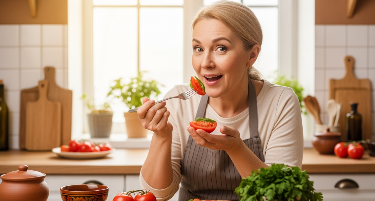 Не салат и не засолка: вкуснющая закуска из помидоров на скорую руку — даже дешевые заиграют ярко