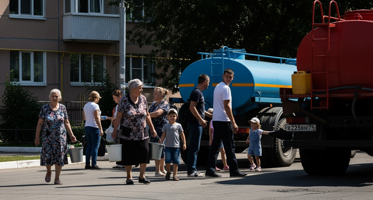 Тысячи саратовцев остались без воды до полуночи из-за аварии на Саперной