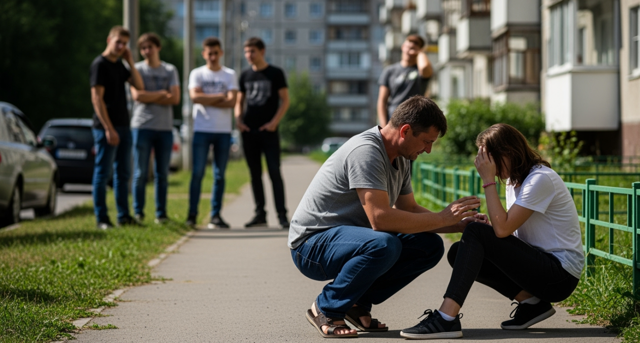 45-летний отец и его дочь пострадали в драке с подростками в Саратове