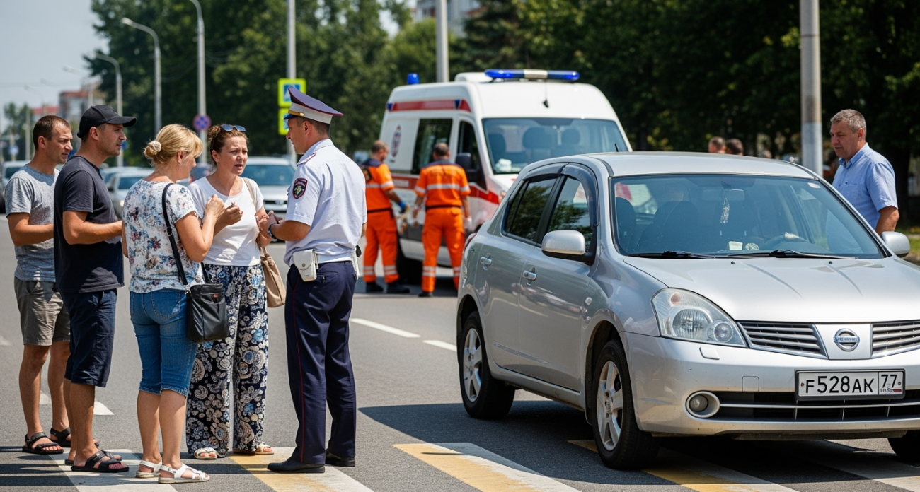 38-летний водитель Nissan сбил 6-летнюю девочку средь бела дня в Саратове