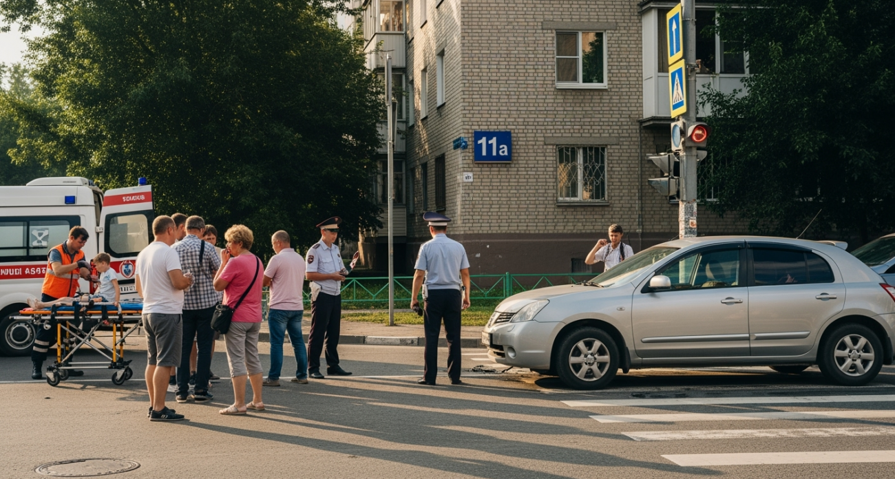 38-летний водитель Nissan сбил 6-летнюю девочку на Орджоникидзе — ребенок в больнице