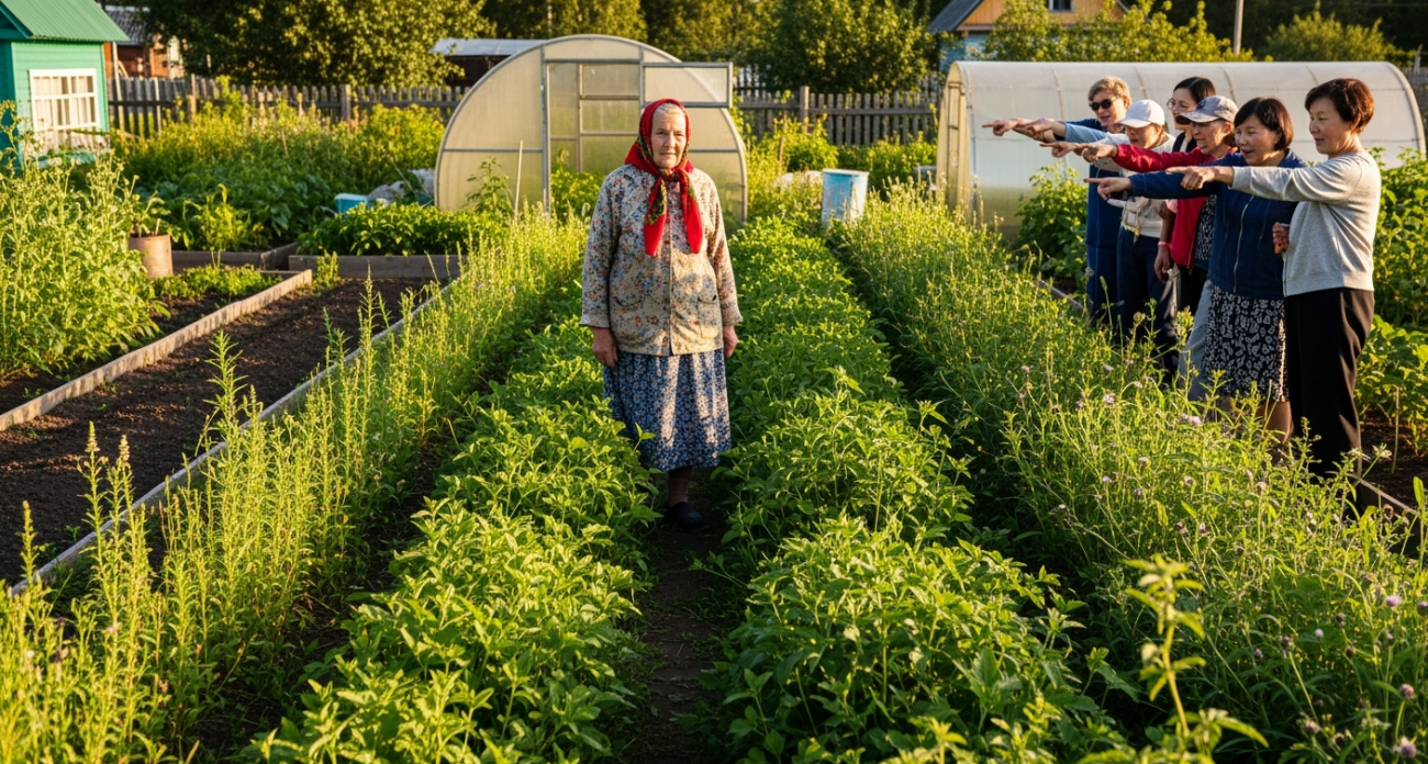 Китайцы толпой стояли у бабушки и требовали купить сорняк: русское чудо, которое мы не ценим