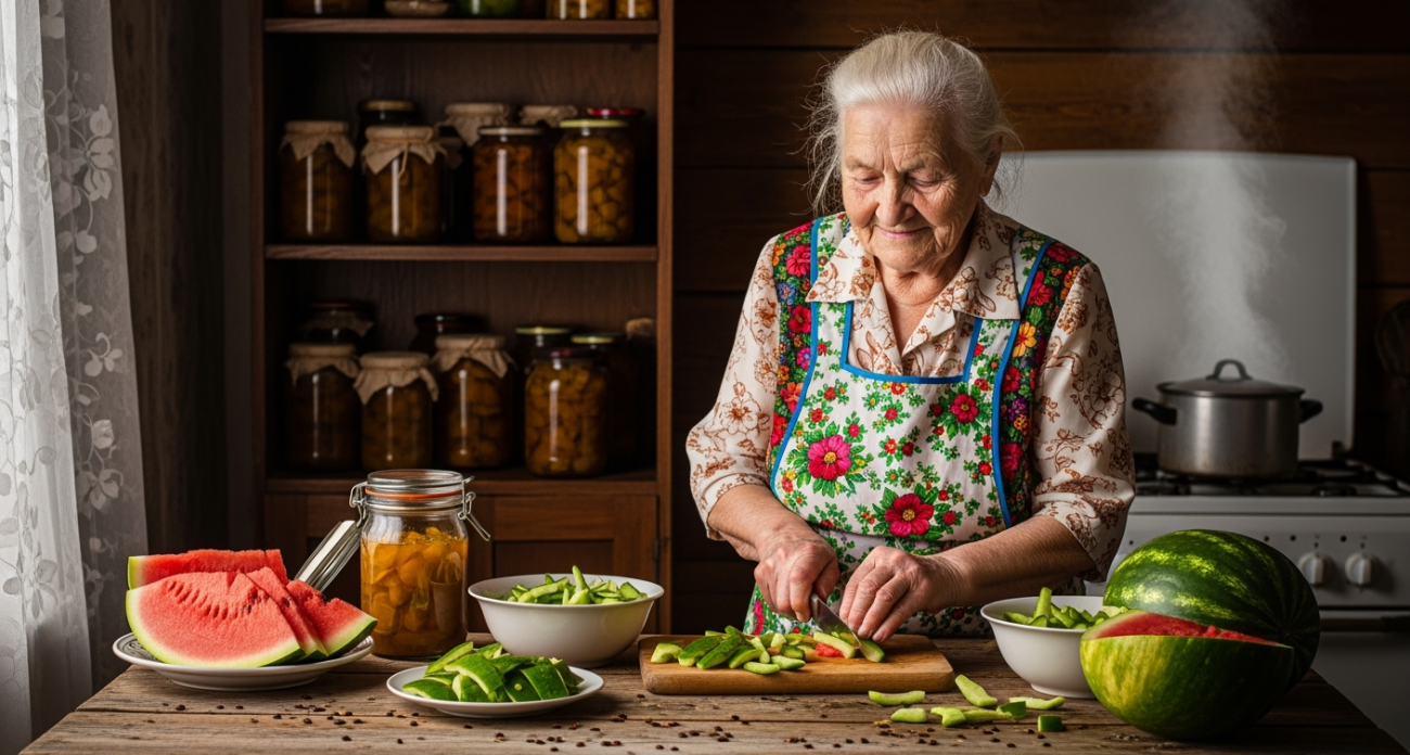 Бабушкин секрет: варенье из арбузных корок оказывается невероятно вкусным - попробуйте обязательно