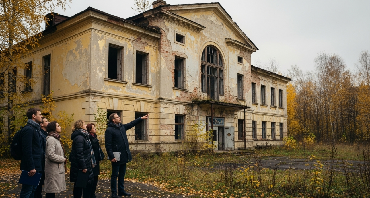 Мэрия Саратова продаёт за 20 миллионов разграбленную баню-памятник 1961 года с выбитыми окнами