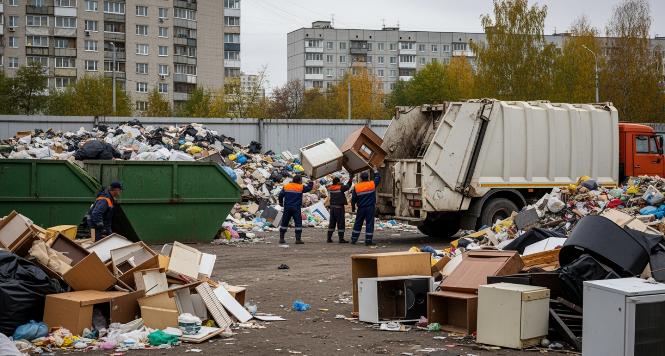 "Ситиматик" увеличил рейсы на 2000 из-за рекордного роста мусора: 62 тысячи тонн за 8 месяцев