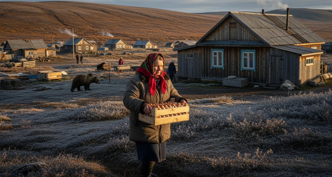 На краю света, где десяток яиц стоит 1000 рублей: что скрывает самое изолированное село России