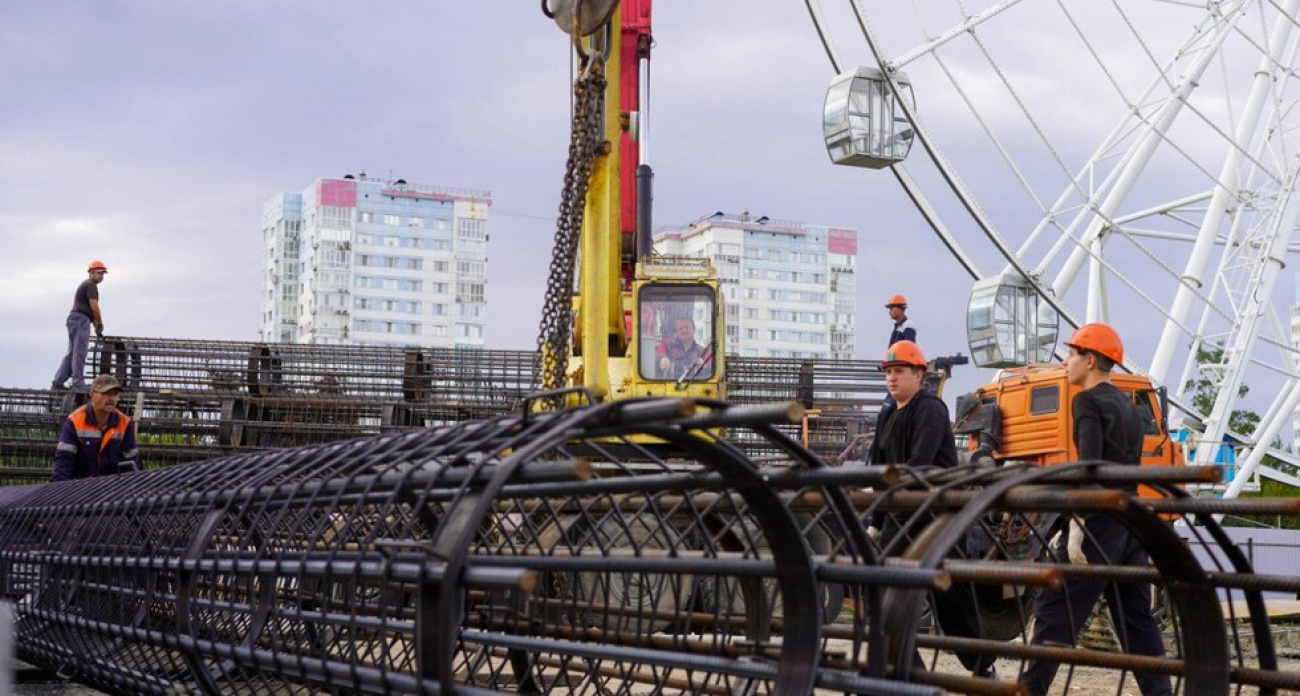 В Волгограде строят 120-метровое вантовое колесо обозрения — самое большое в России (но не в Москве)