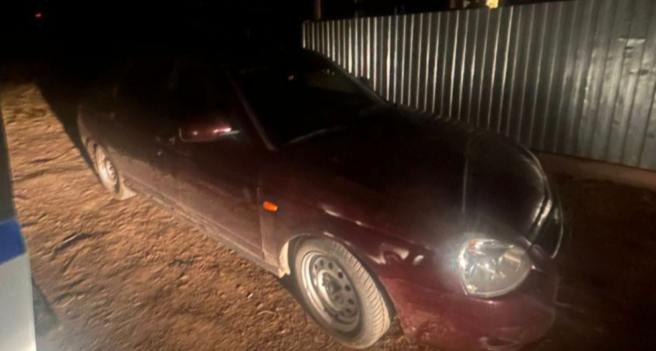 Супруги угнали Lada Priora пьяного гостя прямо из-под окон своего дома