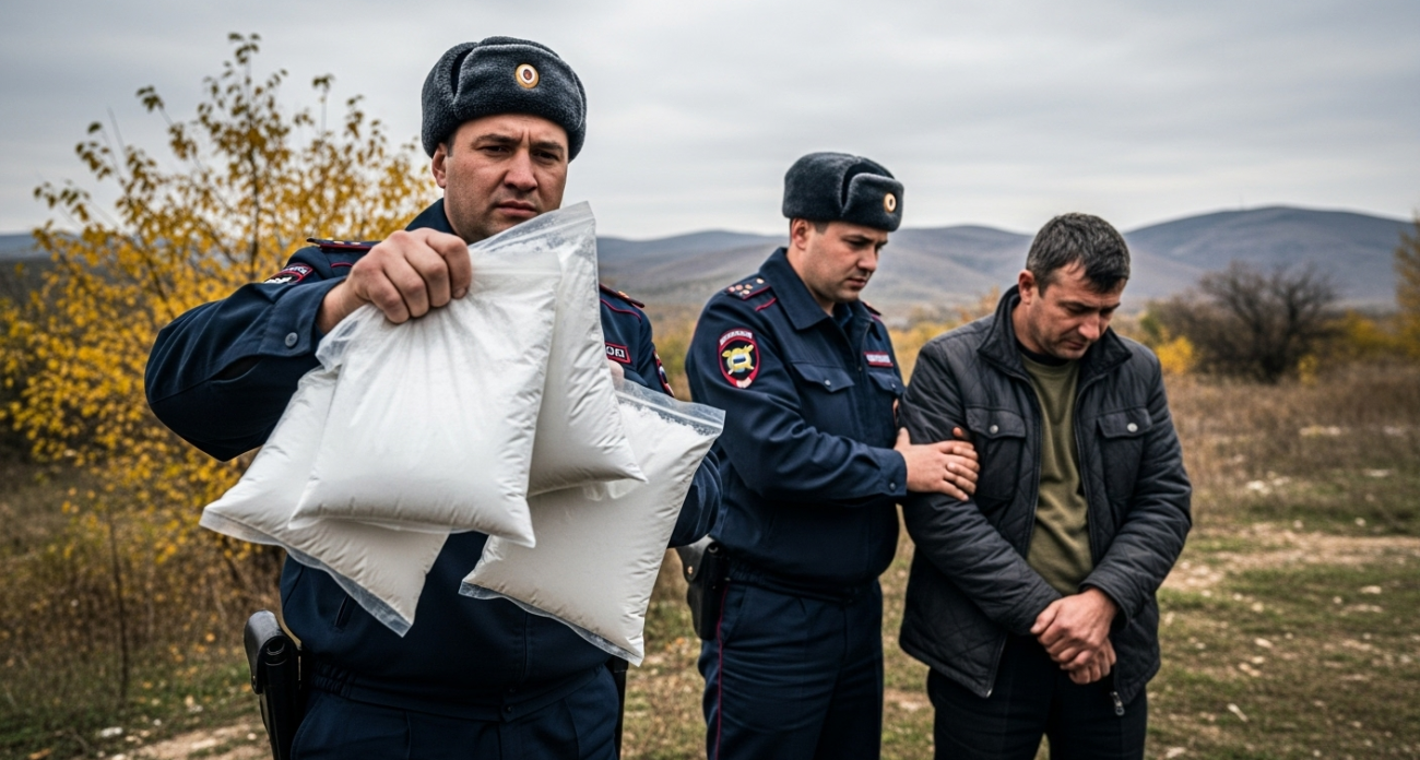 Саратовец приехал в Дагестан "лечиться к массажисту", но закопал 16 кг мефедрона для закладок