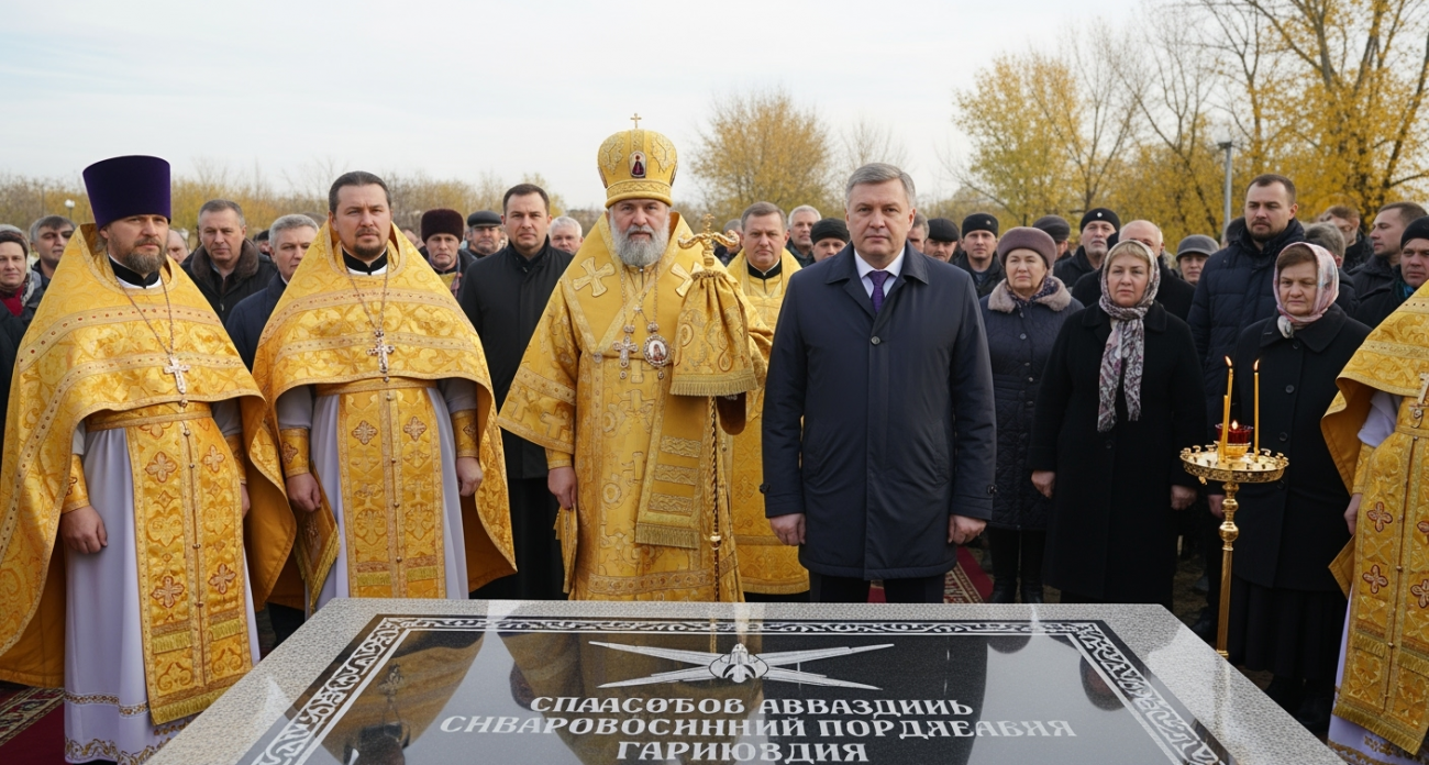 Гранитная плита от станков авиазавода стала закладным камнем часовни в Саратове