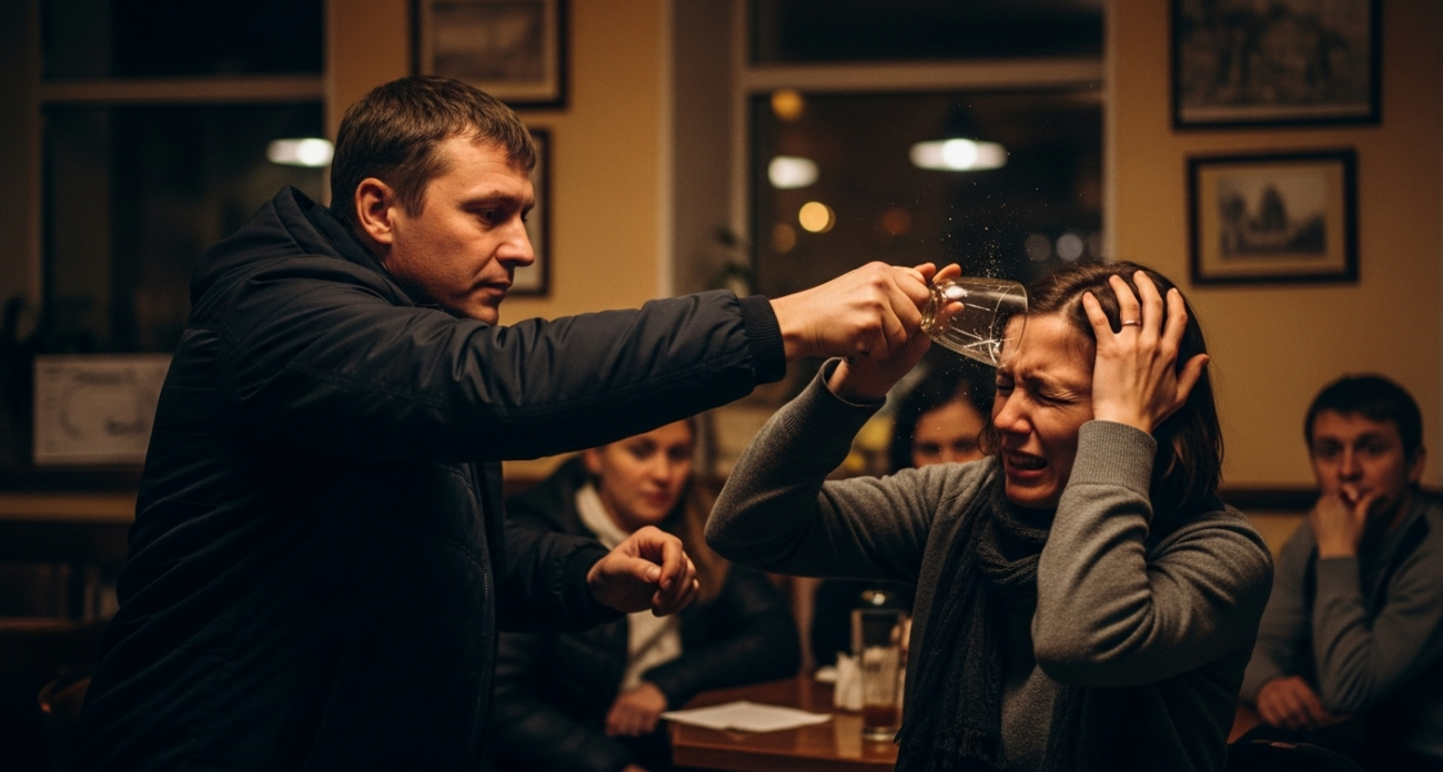 В Балаково мужчина получил полгода ограничения за удар стаканом по голове знакомой в кафе "Ковчег"