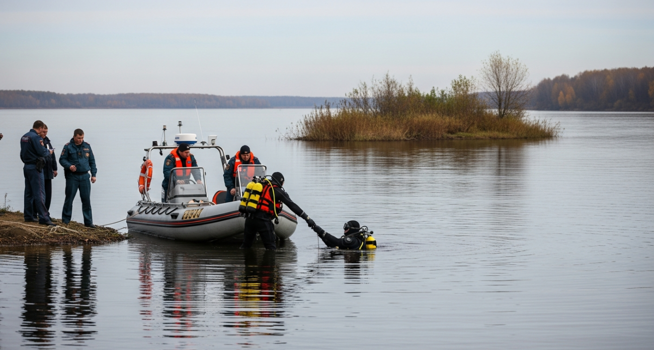 В Энгельсе у острова Пономаревский водолазы нашли тело мужчины после обнаружения пустой лодки на Волге