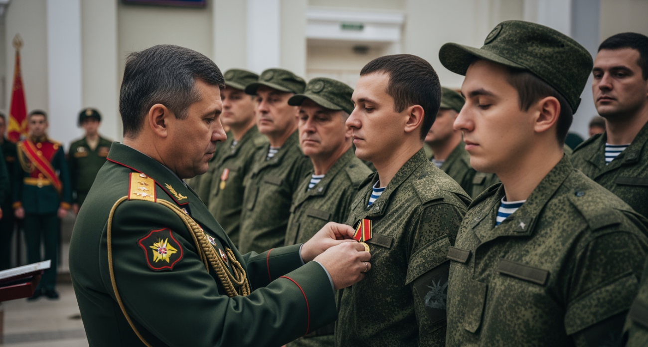 Более 20 бойцов отряда «Барс-9» получили медали «За отвагу» и «За храбрость» за бои в ЛНР