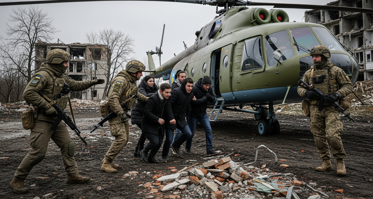 ГУР прислало вертолеты за иностранцами под Красноармейском: несколько попыток эвакуации провалились