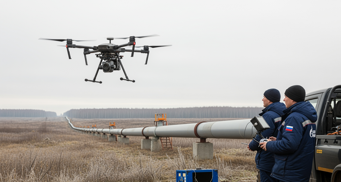 Беспилотник газовиков снова в небе: жителей Ершовского района призывают не паниковать