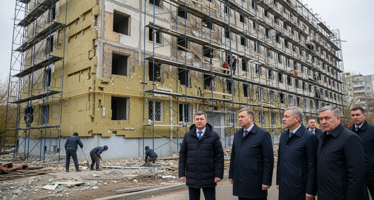 После взрыва с 7 погибшими в Саратове утеплили квартиры у разрушенного подъезда