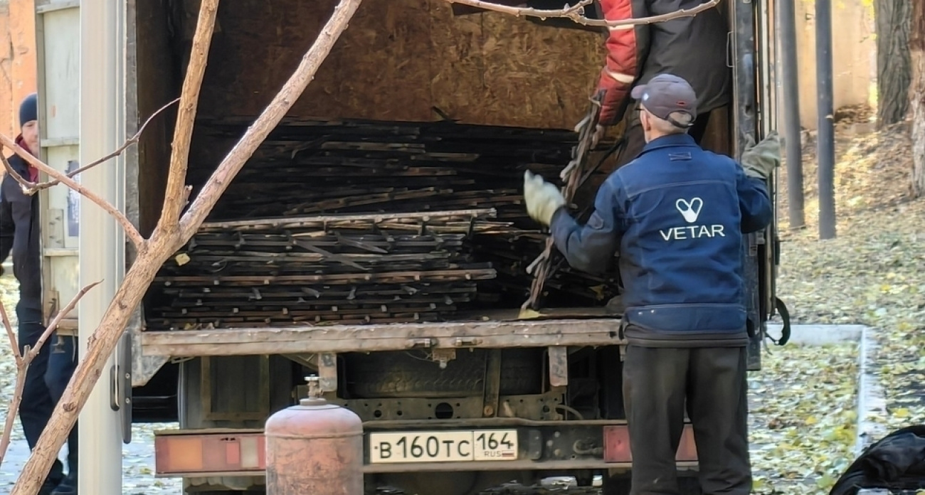 Кованый забор саратовской школы за 728 тысяч рублей сдали в металлолом и поставили зелёную сетку