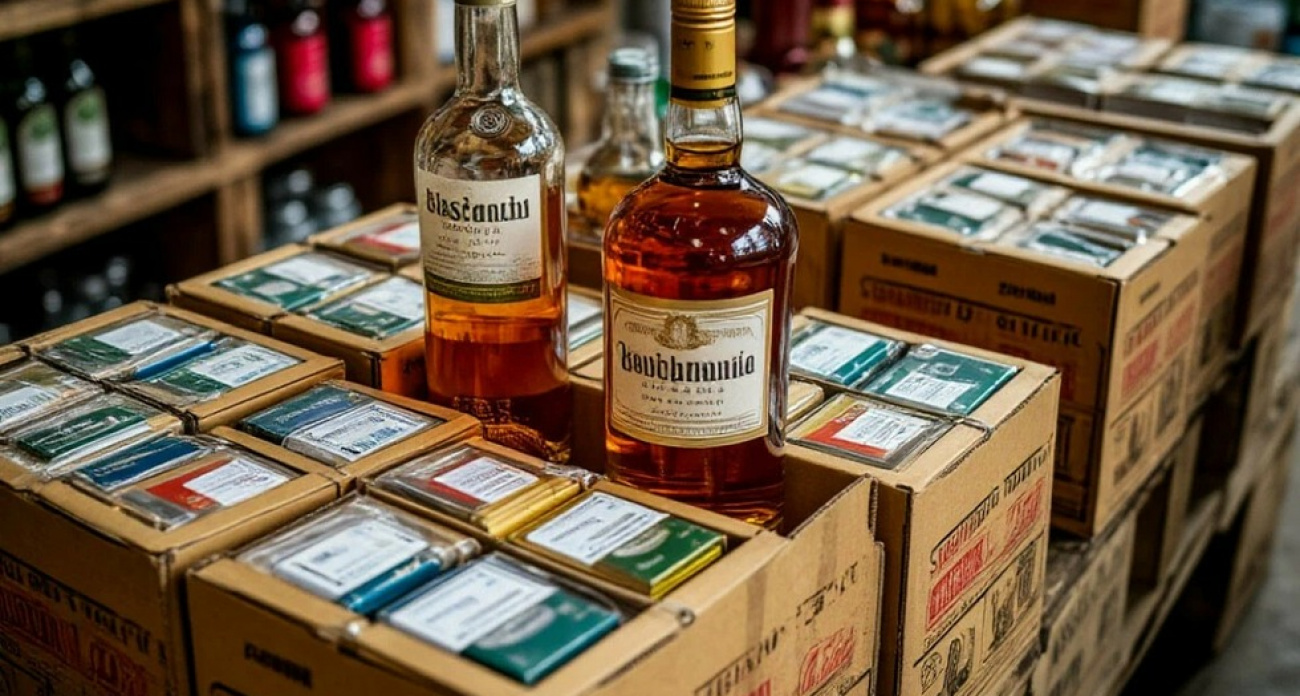 Саратовец лишился машины за контрабанду на 2 миллиона: 6000 пачек сигарет и 4000 бутылок алкоголя