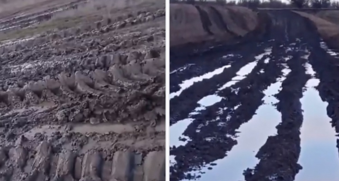 "Отрезаны от цивилизации": житель снял на видео жуткую дорогу в посёлок Черноморский